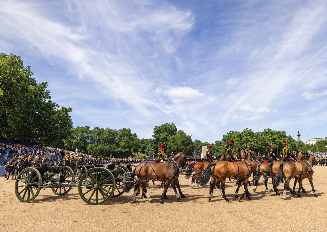 British Army Kings Troop Royal Horse Artillery March Past 2026 Photo Print - Posters, Prints, & Visual Artwork - by Hampshire Prints (image 1 of 9)