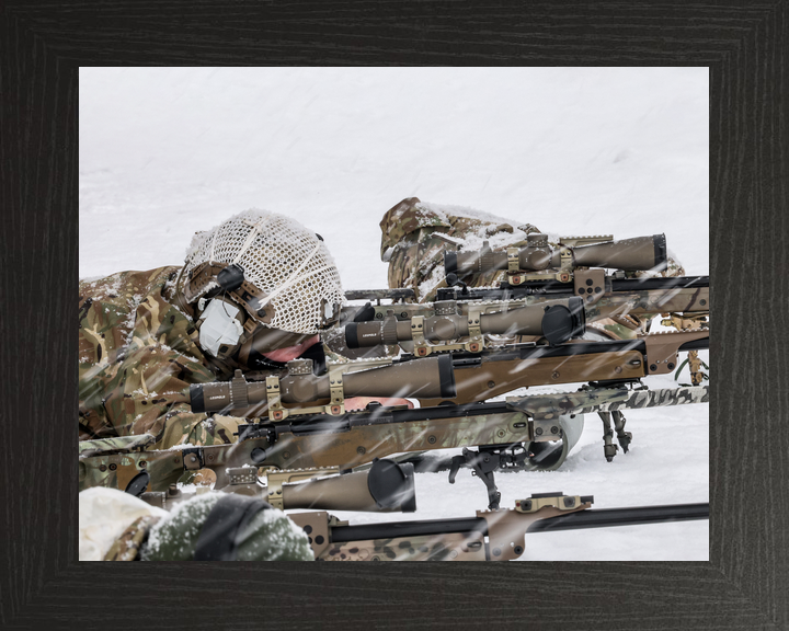 45 Commando Royal Marines Snipers in Line Norway February 2026