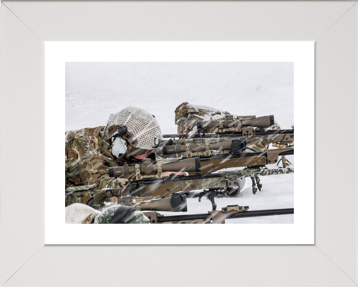 45 Commando Royal Marines Snipers in Line Norway February 2026