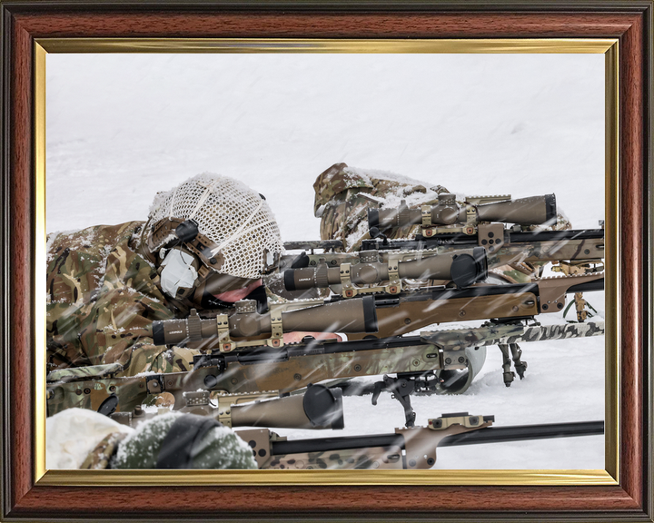 45 Commando Royal Marines Snipers in Line Norway February 2026