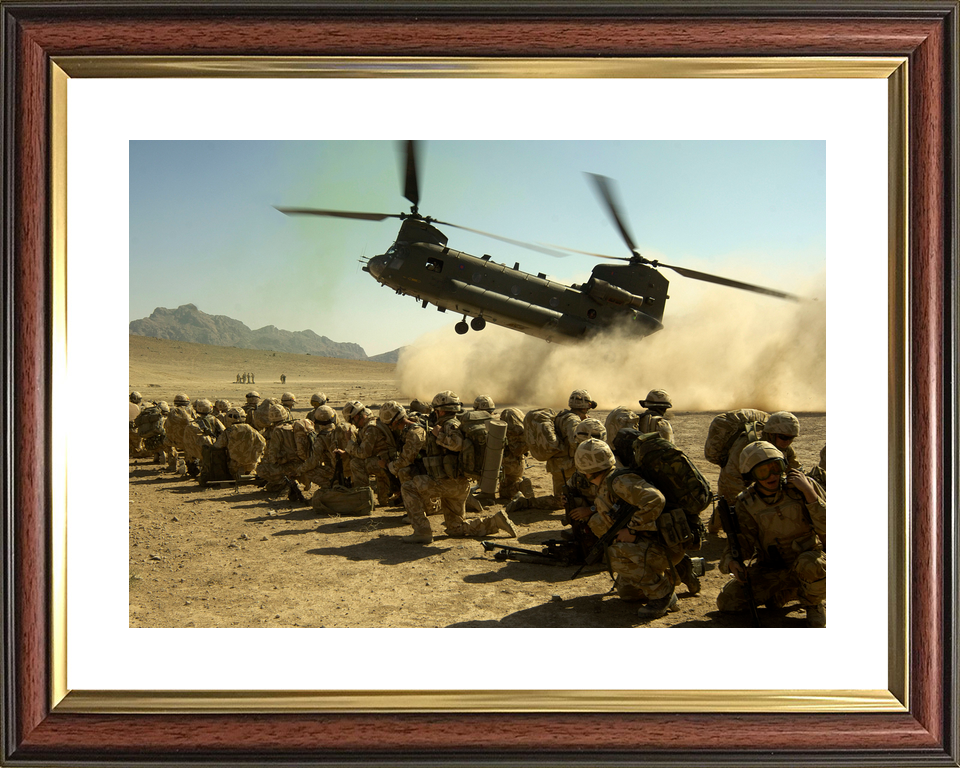 42 Commando Royal Marines Chinook Helmand October 2006