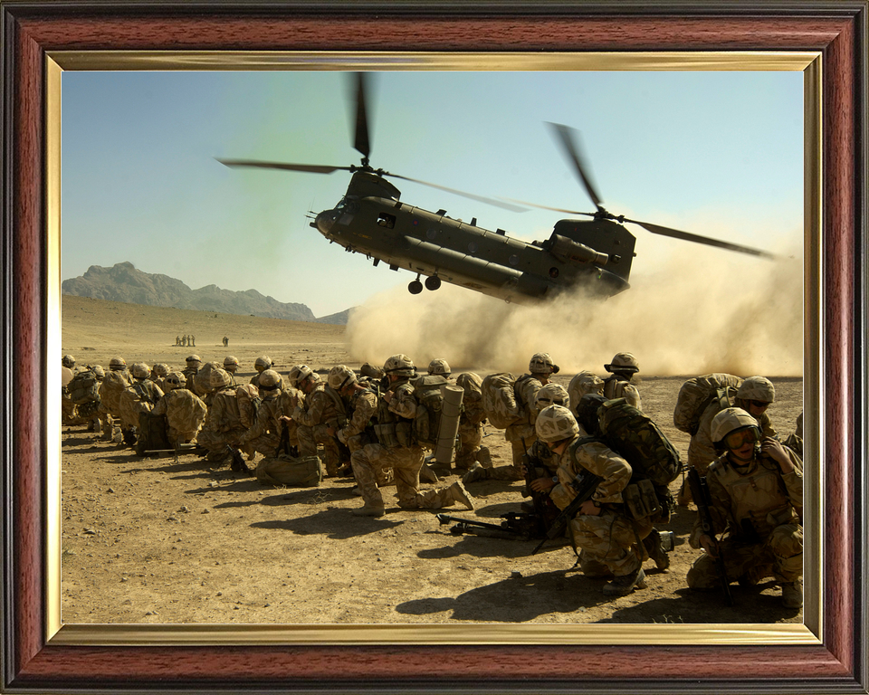 42 Commando Royal Marines Chinook Helmand October 2006