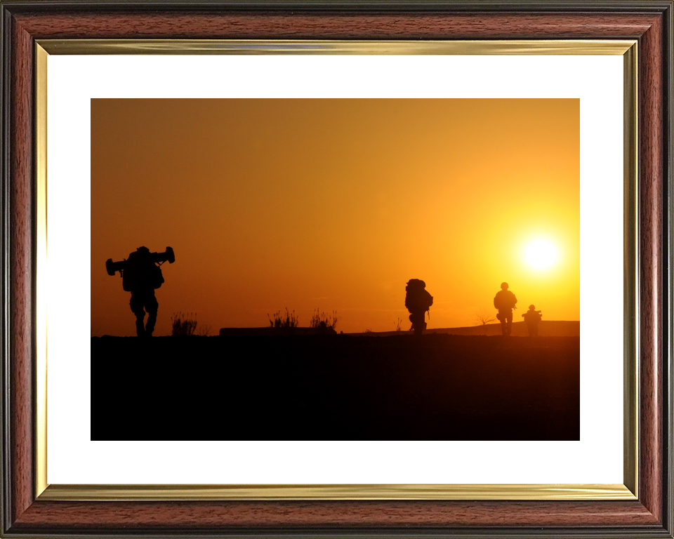 42 Commando Royal Marines Sunset Sond Chara December 2008