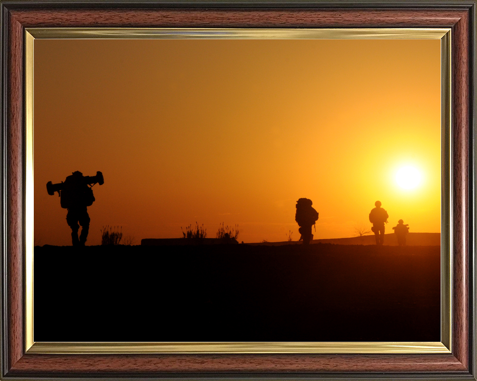 42 Commando Royal Marines Sunset Sond Chara December 2008