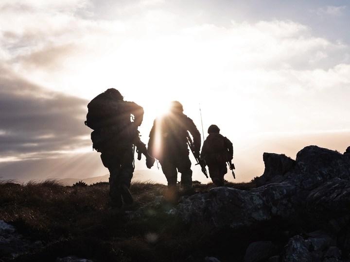 British Army Riflemen Falklands June 2026