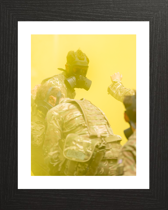 British Army Officer Cadets in Respirators 2026