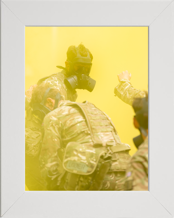 British Army Officer Cadets in Respirators 2026