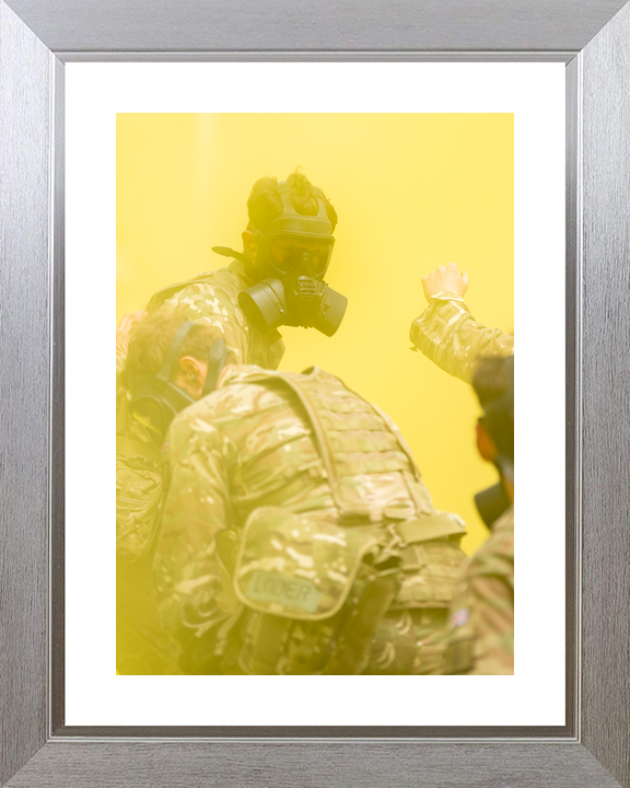 British Army Officer Cadets in Respirators 2026