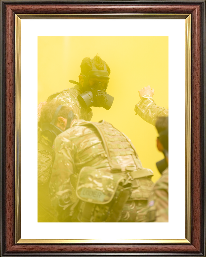 British Army Officer Cadets in Respirators 2026
