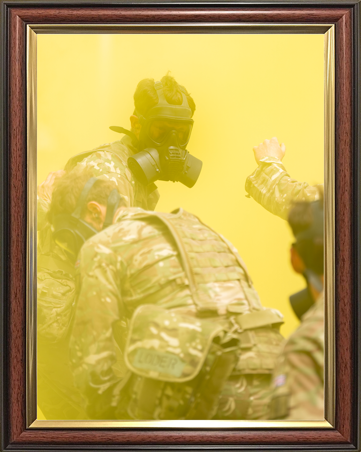 British Army Officer Cadets in Respirators 2026