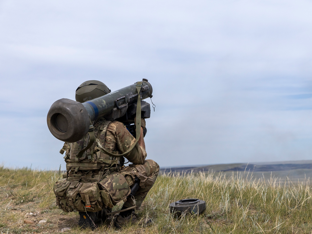 British Army Soldier with Javelin July 2026