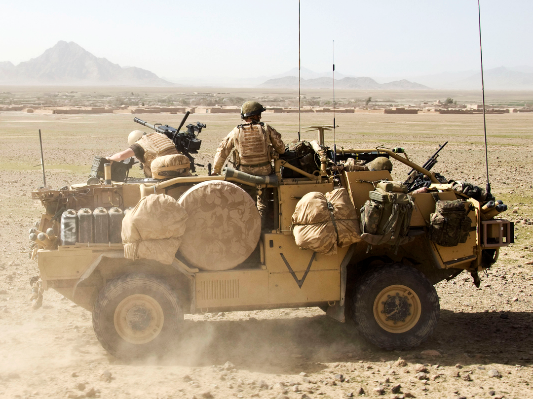 3 Commando Brigade Royal Marines Jackal Dust February 2009