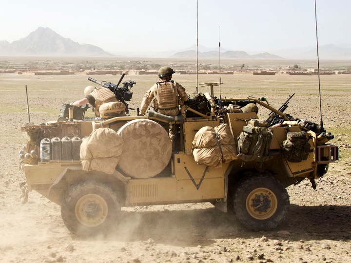 3 Commando Brigade Royal Marines Jackal Dust February 2009