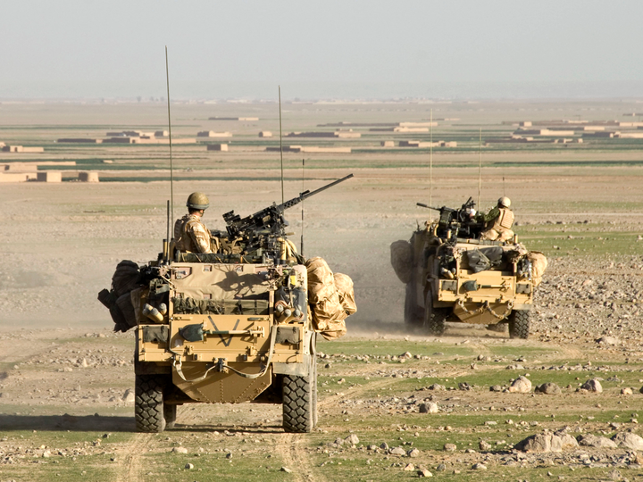 3 Commando Brigade Royal Marines Two Jackals February 2009