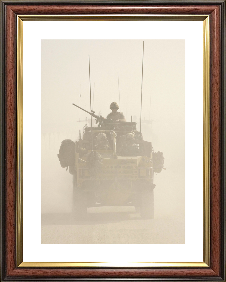 3 Commando Brigade Royal Marines Jackal Sandstorm February 2009