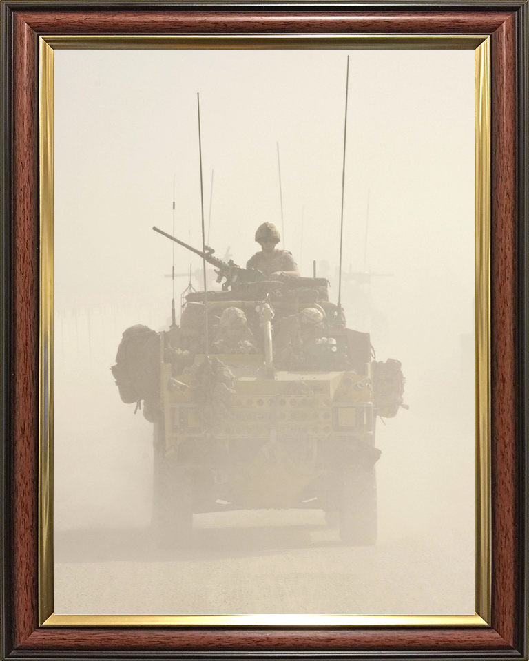 3 Commando Brigade Royal Marines Jackal Sandstorm February 2009