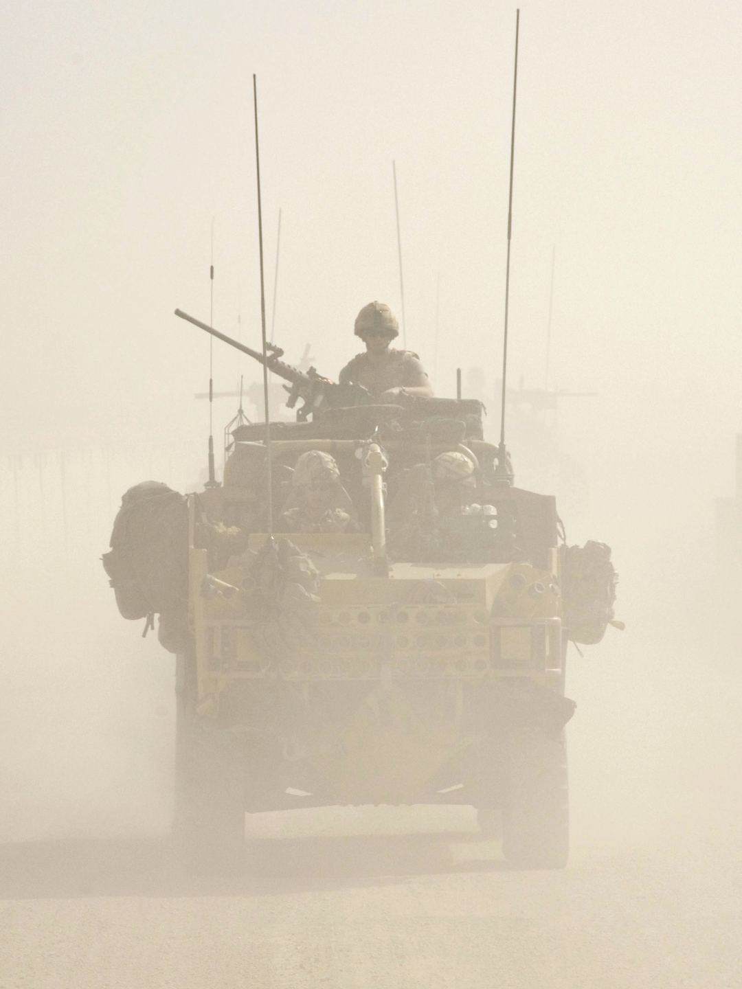 3 Commando Brigade Royal Marines Jackal Sandstorm February 2009