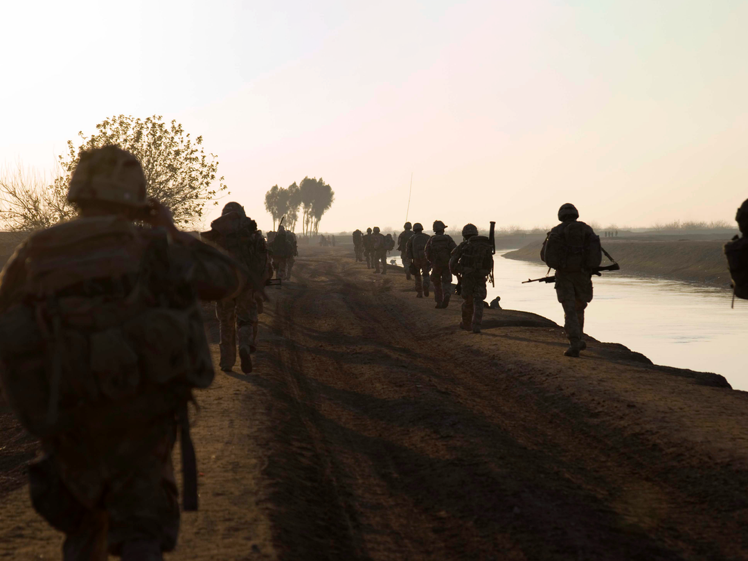 42 Commando Royal Marines Canal Patrol Sond Chara December 2008