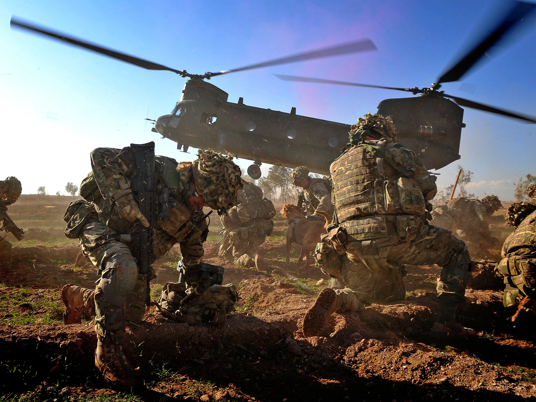 40 Commando Royal Marines Chinook Op Daas 7 December 2012
