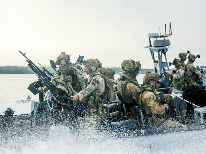 47 Commando Royal Marines Raiding Craft Australia July 2024