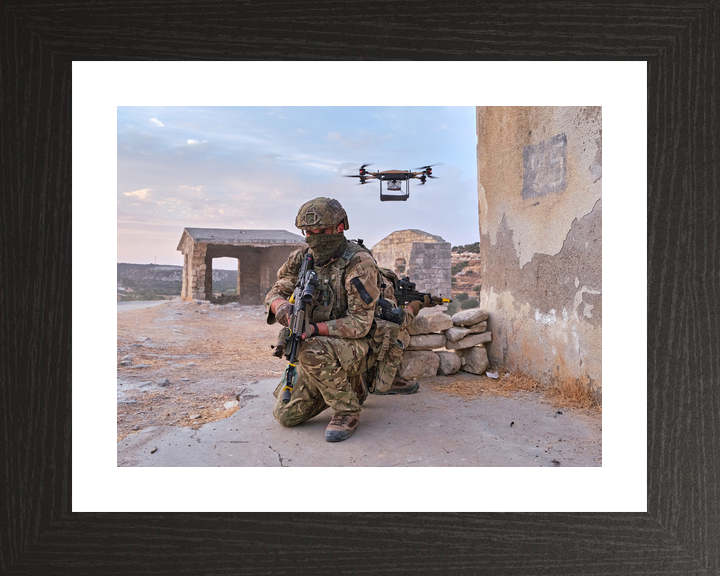 40 Commando Royal Marine and Drone Cyprus October 2020