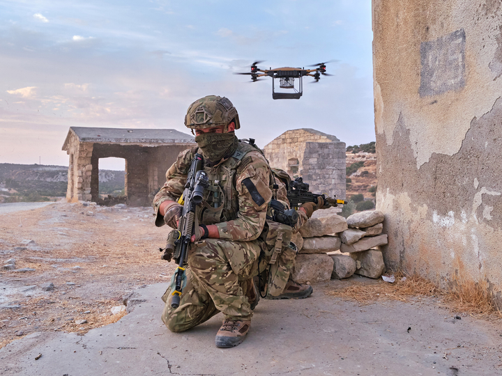 40 Commando Royal Marine and Drone Cyprus October 2020