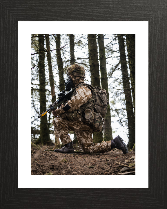 British Army Soldier CBRN Training Portrait 2026