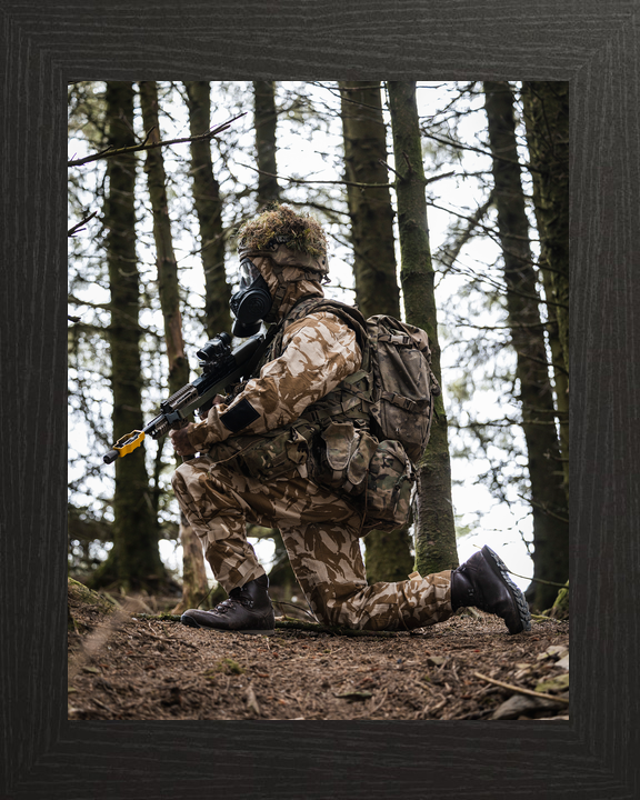 British Army Soldier CBRN Training Portrait 2026