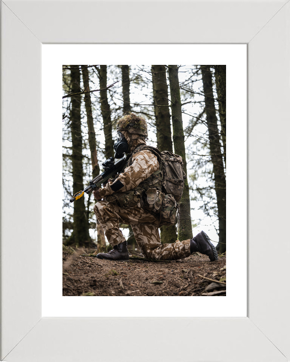 British Army Soldier CBRN Training Portrait 2026