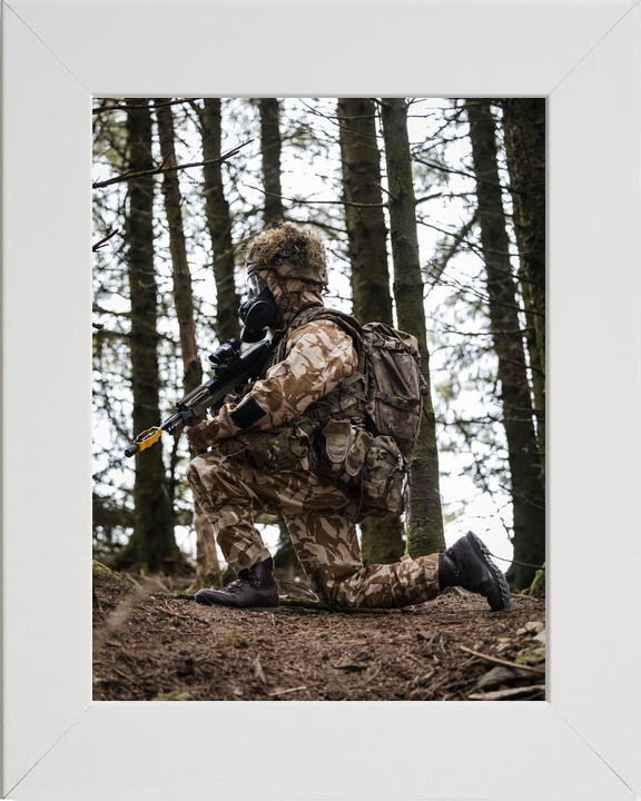 British Army Soldier CBRN Training Portrait 2026