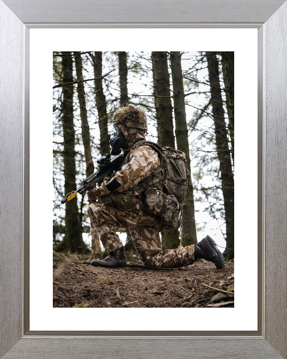British Army Soldier CBRN Training Portrait 2026