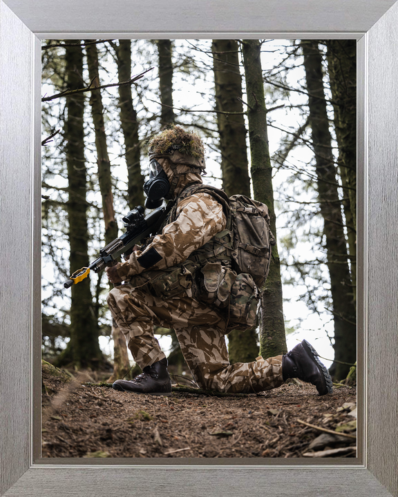 British Army Soldier CBRN Training Portrait 2026