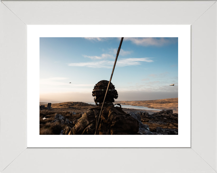 British Army 5 RIFLES Radio and Typhoons Falklands June 2026