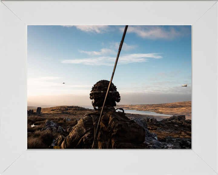 British Army 5 RIFLES Radio and Typhoons Falklands June 2026