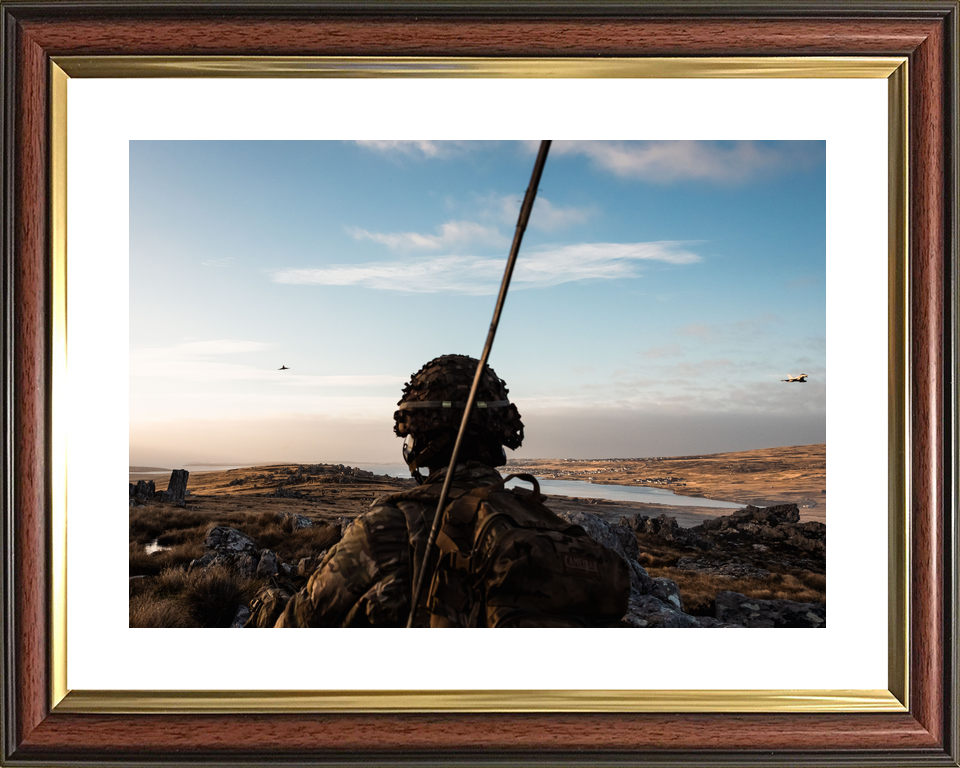 British Army 5 RIFLES Radio and Typhoons Falklands June 2026
