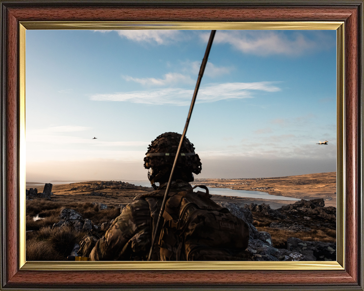 British Army 5 RIFLES Radio and Typhoons Falklands June 2026