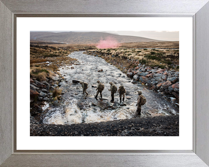 British Army 5 RIFLES Stream Crossing Falklands July 2026
