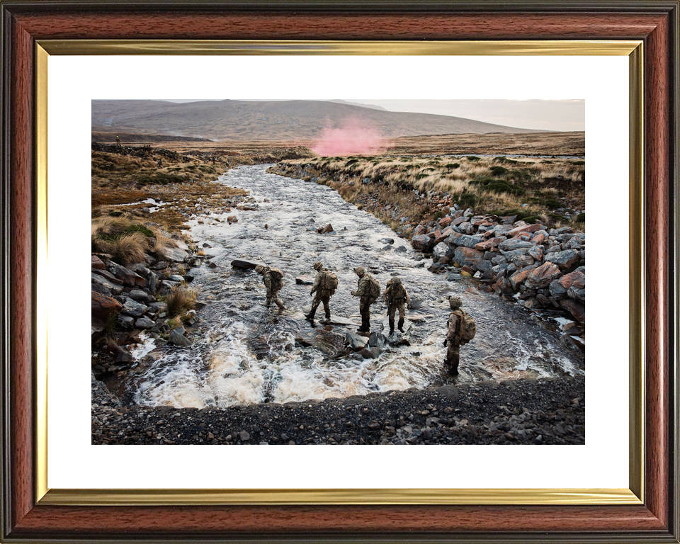 British Army 5 RIFLES Stream Crossing Falklands July 2026