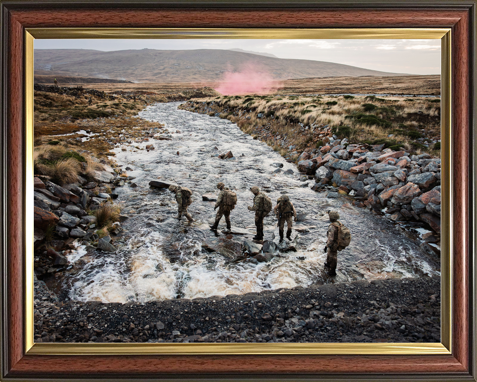 British Army 5 RIFLES Stream Crossing Falklands July 2026