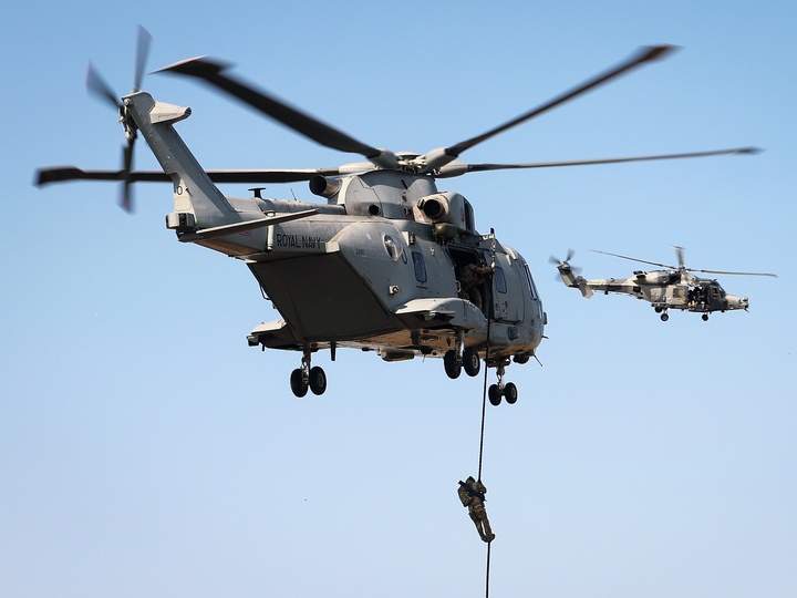 42 Commando Royal Marines Fast Rope Merlin Wildcat July 2026