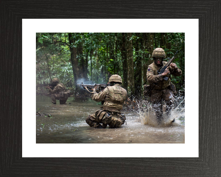 British Army Irish Guards Live Firing Belize October 2016
