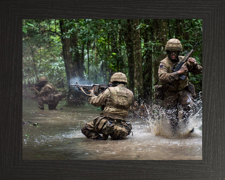 British Army Irish Guards Live Firing Belize October 2016