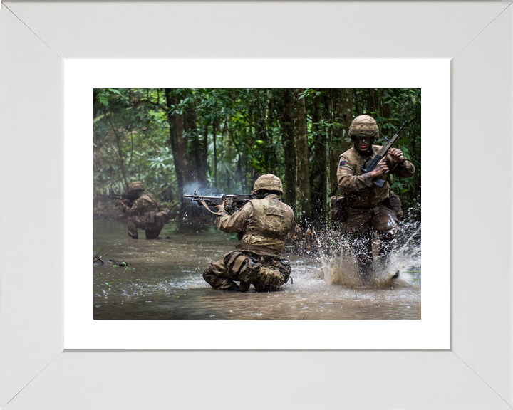 British Army Irish Guards Live Firing Belize October 2016