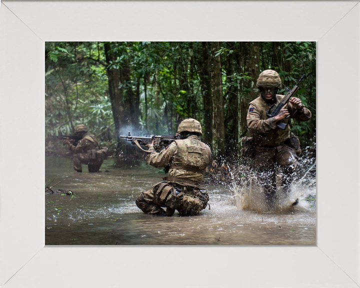 British Army Irish Guards Live Firing Belize October 2016