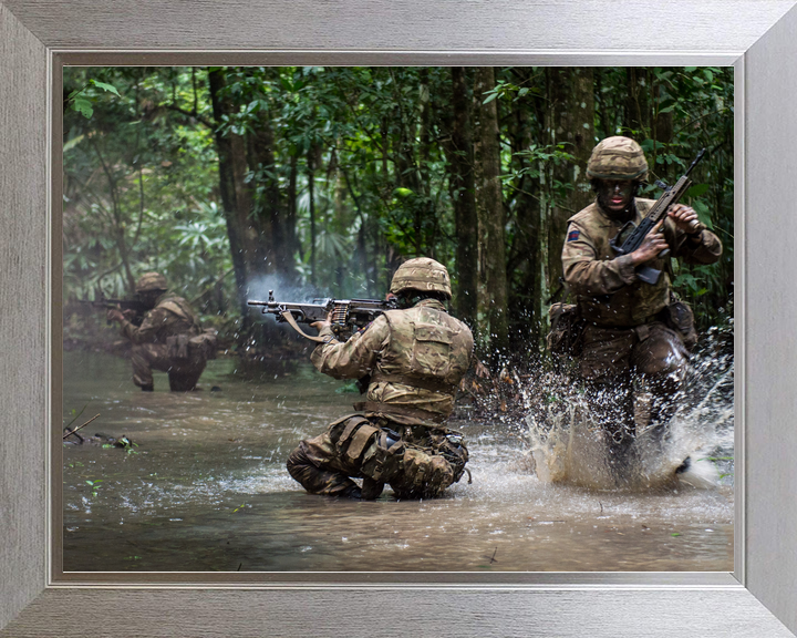 British Army Irish Guards Live Firing Belize October 2016