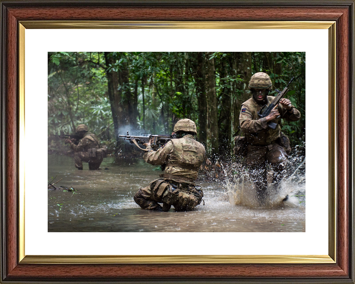 British Army Irish Guards Live Firing Belize October 2016