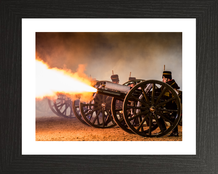 British Army King's Troop RHA Night Firing Windsor May 2017