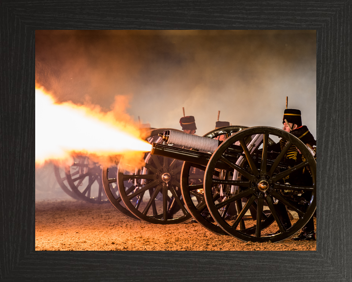 British Army King's Troop RHA Night Firing Windsor May 2017