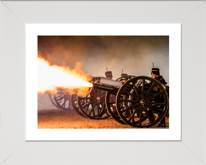 British Army King's Troop RHA Night Firing Windsor May 2017