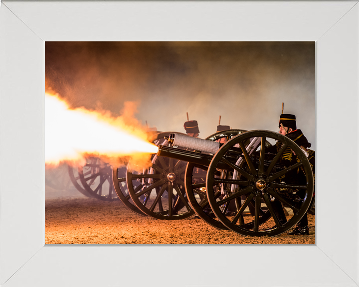 British Army King's Troop RHA Night Firing Windsor May 2017
